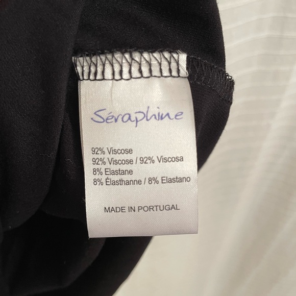 Seraphine Maternity Dress in Black - Picture 9 of 9